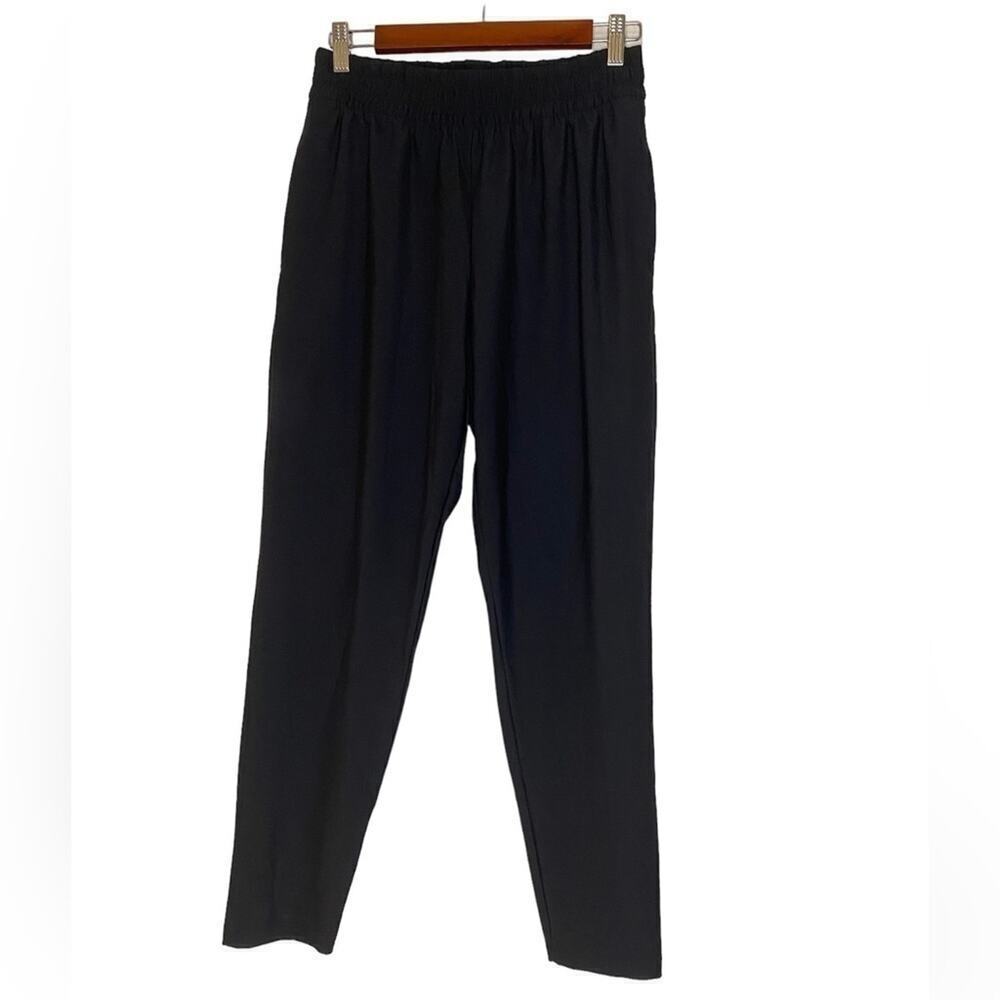 Victoria’s Secret Sport Black Stretch Jogger Pants Back Pocket Tapered Leg Small